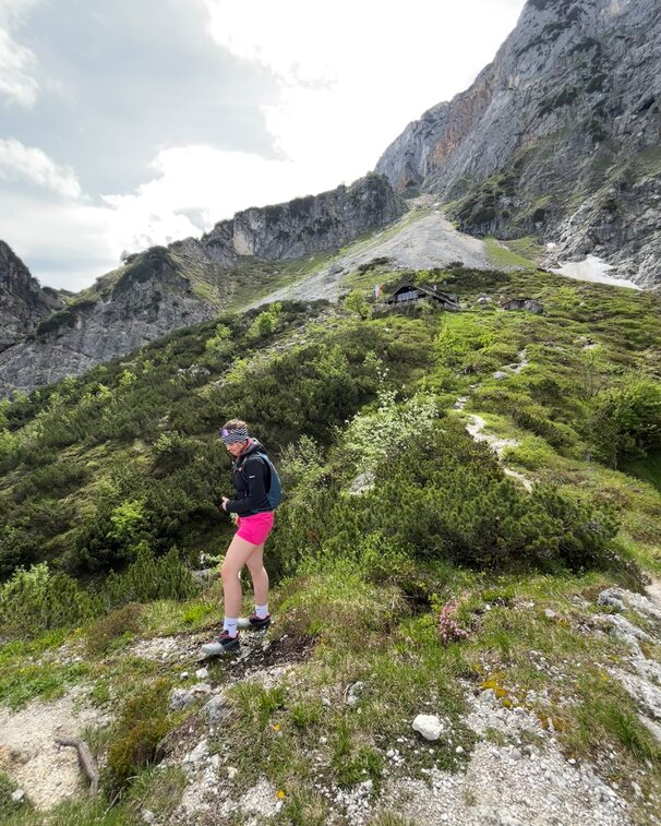 Christina beim wandern | © Südwestdeutsche Salzwerke AG, Salzbergwerk Berchtesgaden